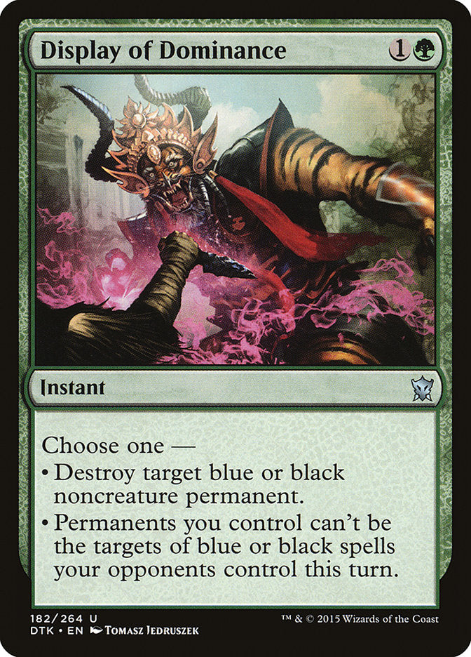 Display of Dominance - [Foil] Dragons of Tarkir (DTK)
