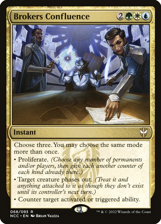 Brokers Confluence - [Foil] New Capenna Commander (NCC)
