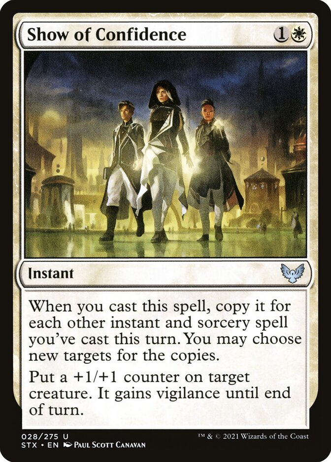 Show of Confidence - [Foil] Strixhaven: School of Mages (STX)