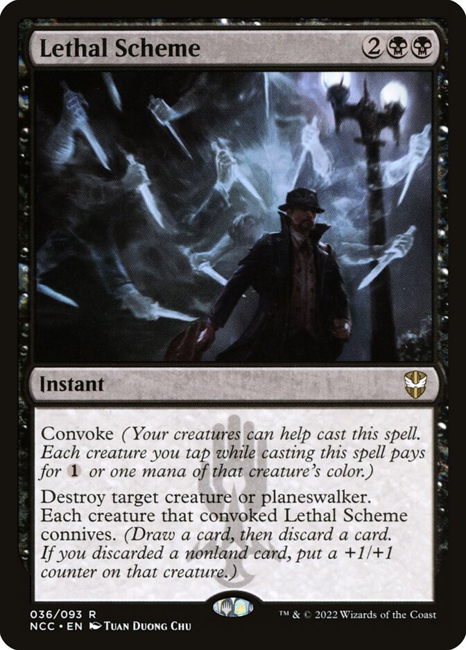 Lethal Scheme - [Foil] New Capenna Commander (NCC)