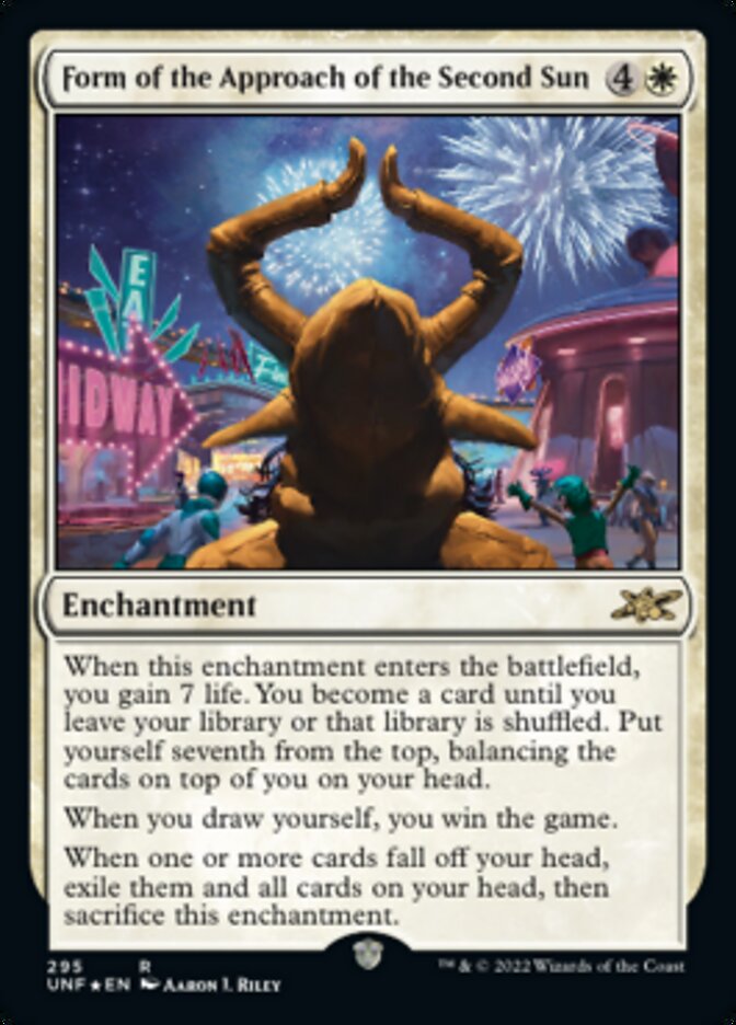 Form of the Approach of the Second Sun - [Galaxy Foil] Unfinity (UNF)