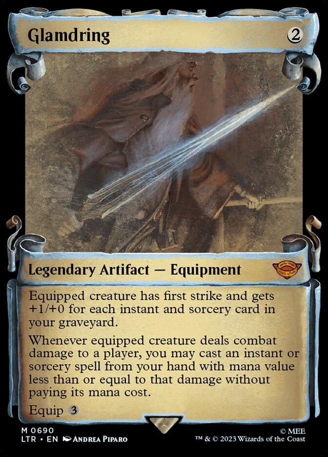 Glamdring - [Foil, Showcase Scroll] The Lord of the Rings: Tales of Middle-earth (LTR)