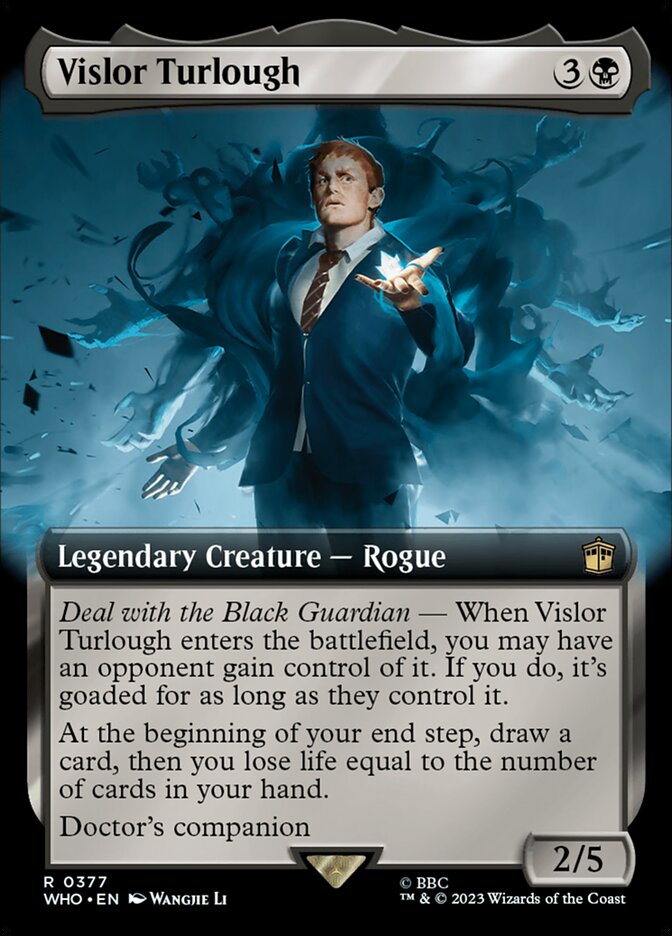 Vislor Turlough - [Foil, Extended Art] Doctor Who (WHO)