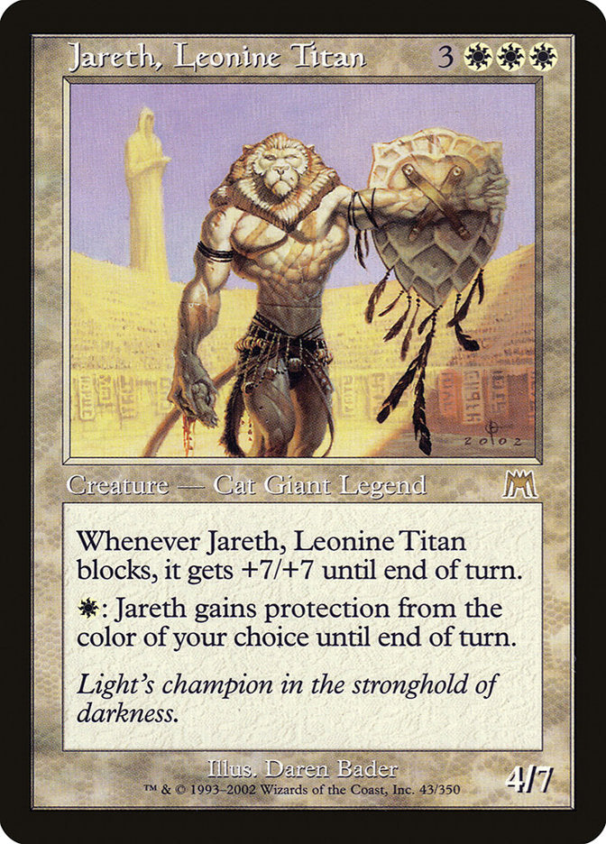 Jareth, Leonine Titan - [Foil, Retro Frame] Onslaught (ONS)