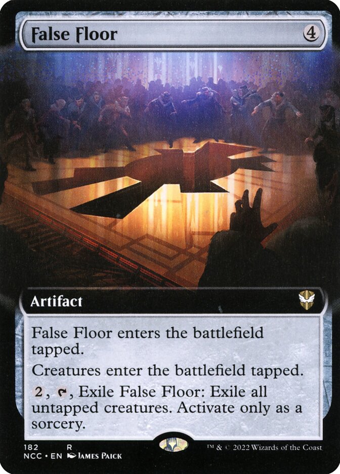 False Floor - [Foil, Extended Art] New Capenna Commander (NCC)