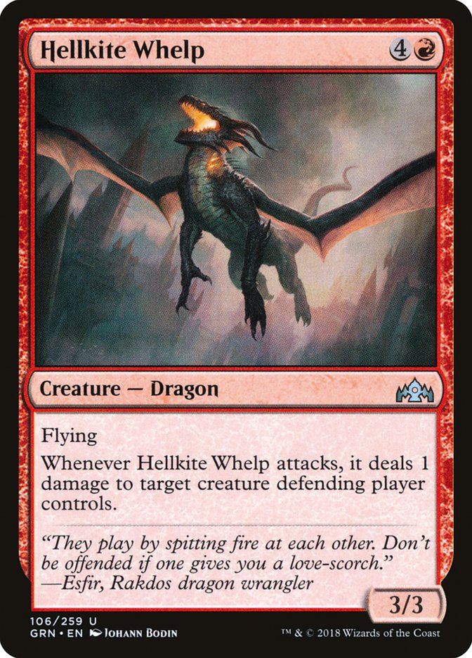 Hellkite Whelp - [Foil] Guilds of Ravnica (GRN)