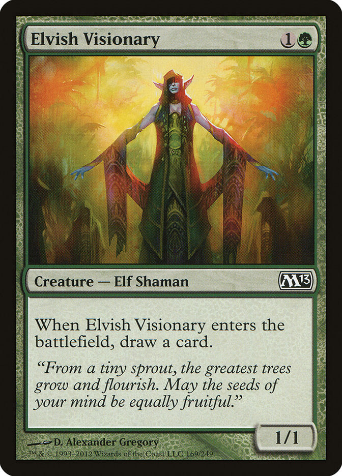 Elvish Visionary - [Foil] Magic 2013 (M13)