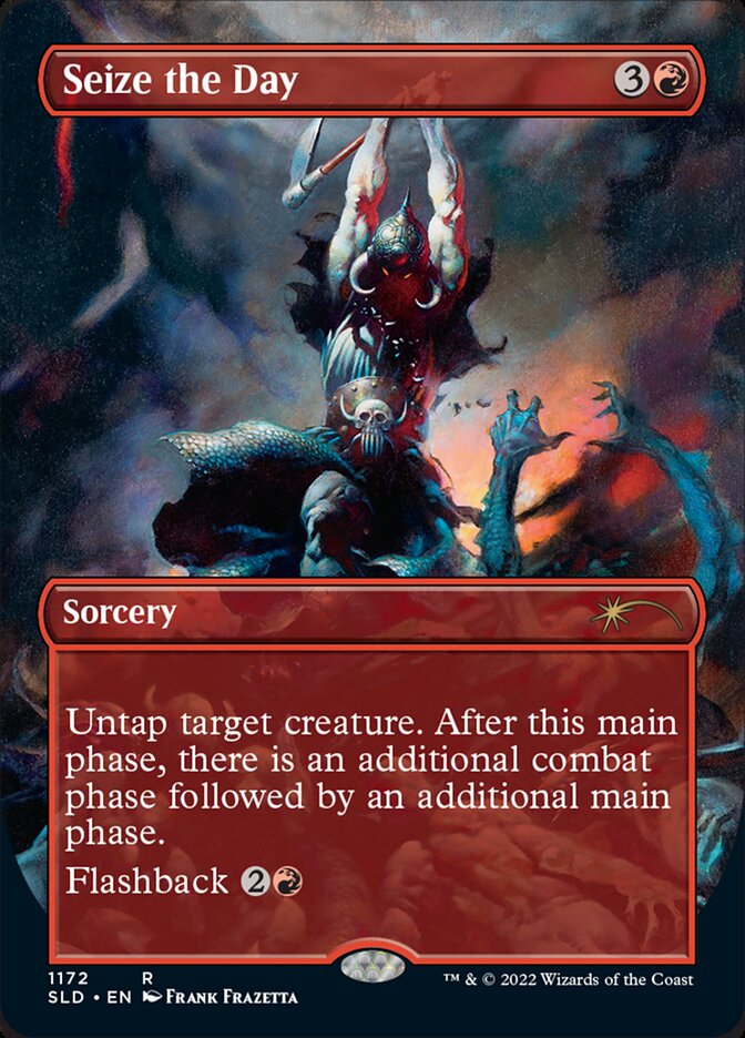 Seize the Day (1172) - [Foil, Borderless] Secret Lair Drop (SLD)