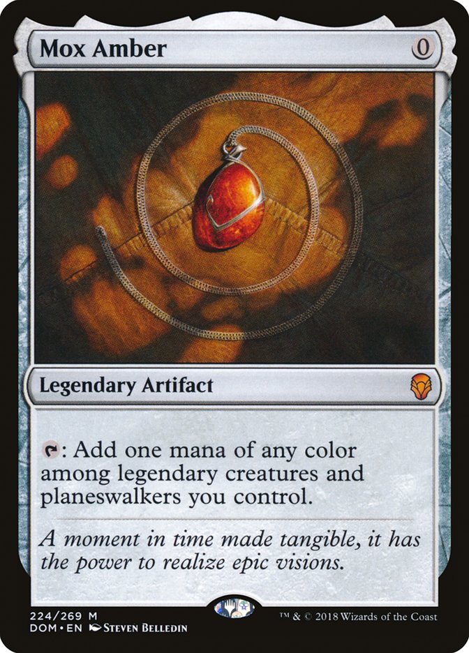 Mox Amber - [Foil] Dominaria (DOM)
