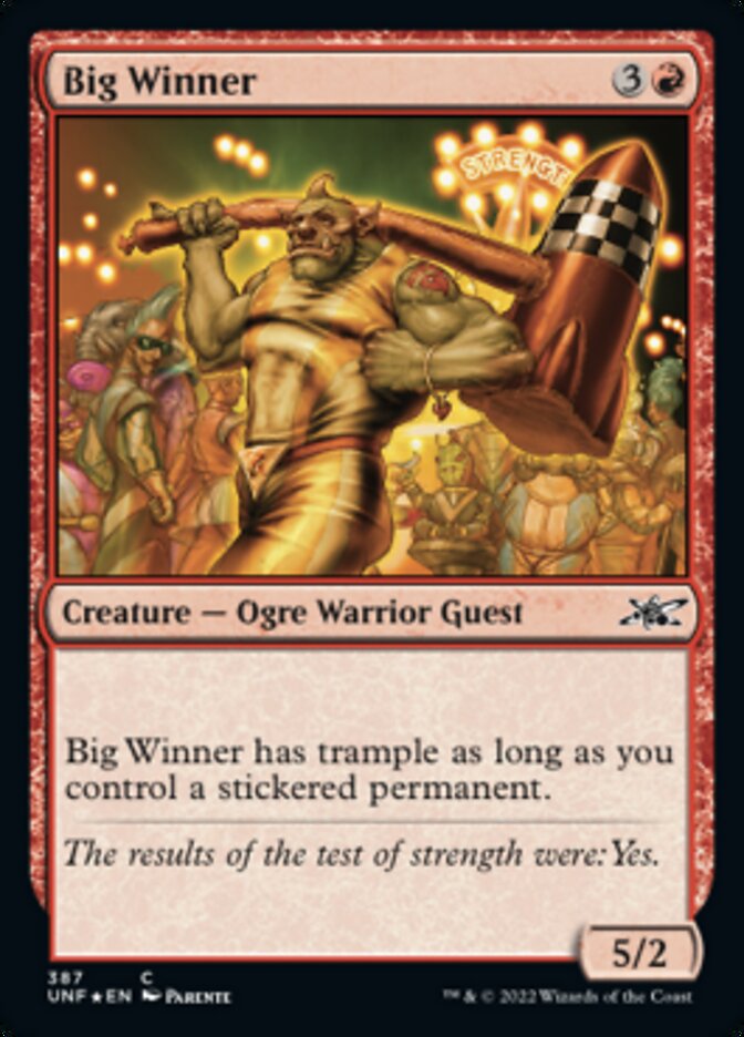 Big Winner - [Galaxy Foil] Unfinity (UNF)