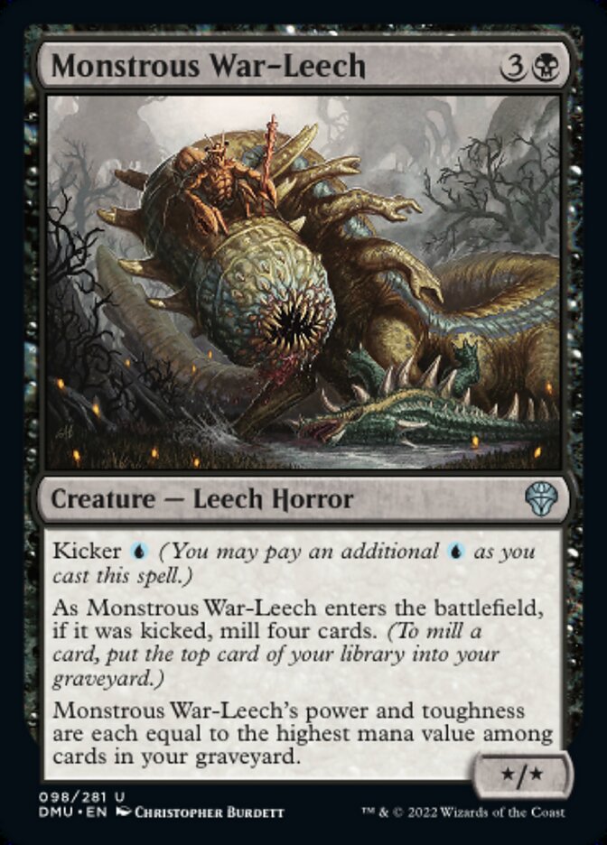 Monstrous War-Leech - Dominaria United (DMU)