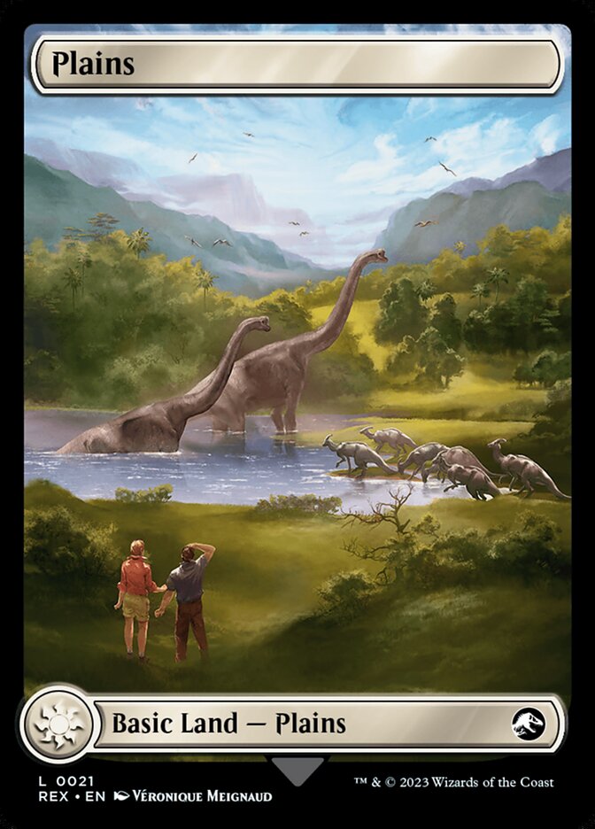 Plains // Plains (21) - [Foil, Full Art] Jurassic World Collection (REX)