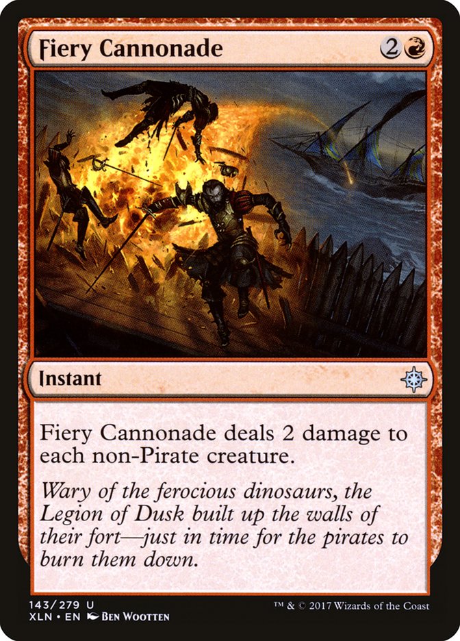 Fiery Cannonade - [Foil] Ixalan (XLN)