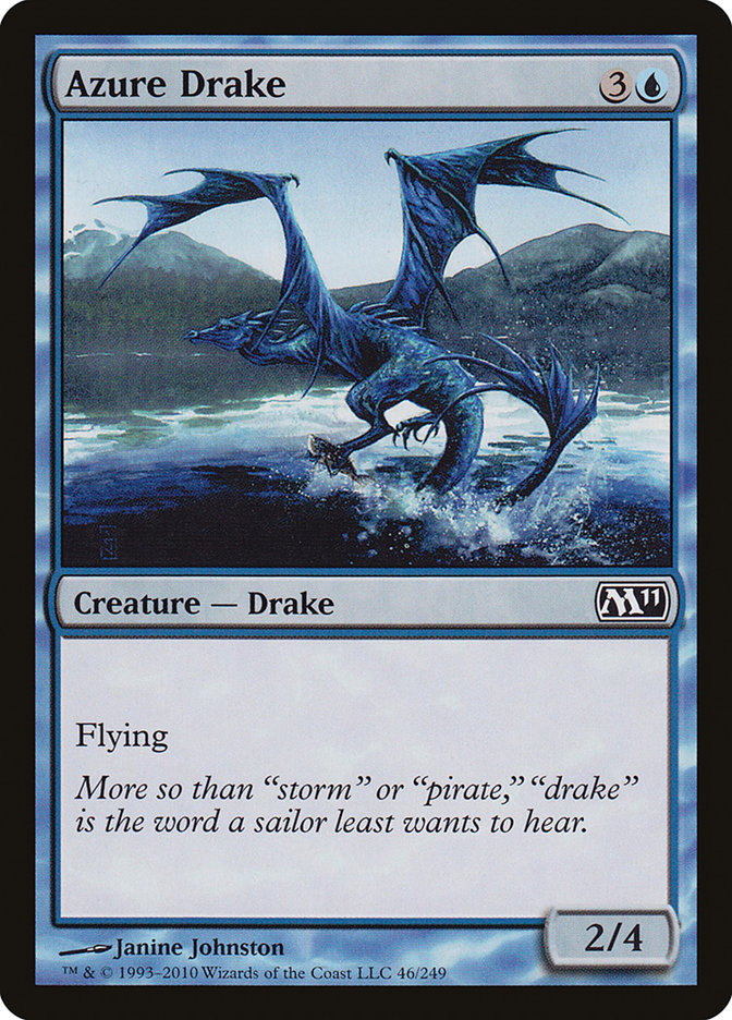 Azure Drake - [Foil] Magic 2011 (M11)
