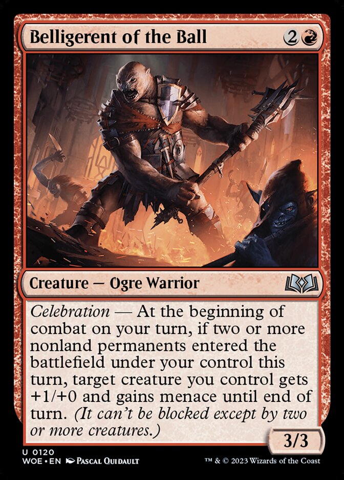Belligerent of the Ball - [Foil] Wilds of Eldraine (WOE)