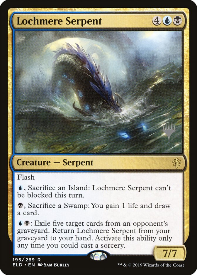 Lochmere Serpent - [Promo] Throne of Eldraine Promos (PELD)