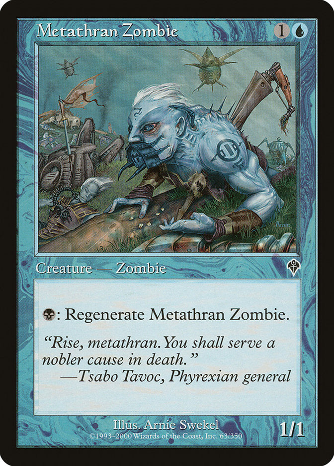 Metathran Zombie - [Foil, Retro Frame] Invasion (INV)