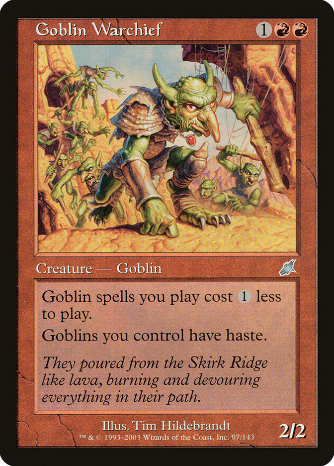 Goblin Warchief - Scourge (SCG)