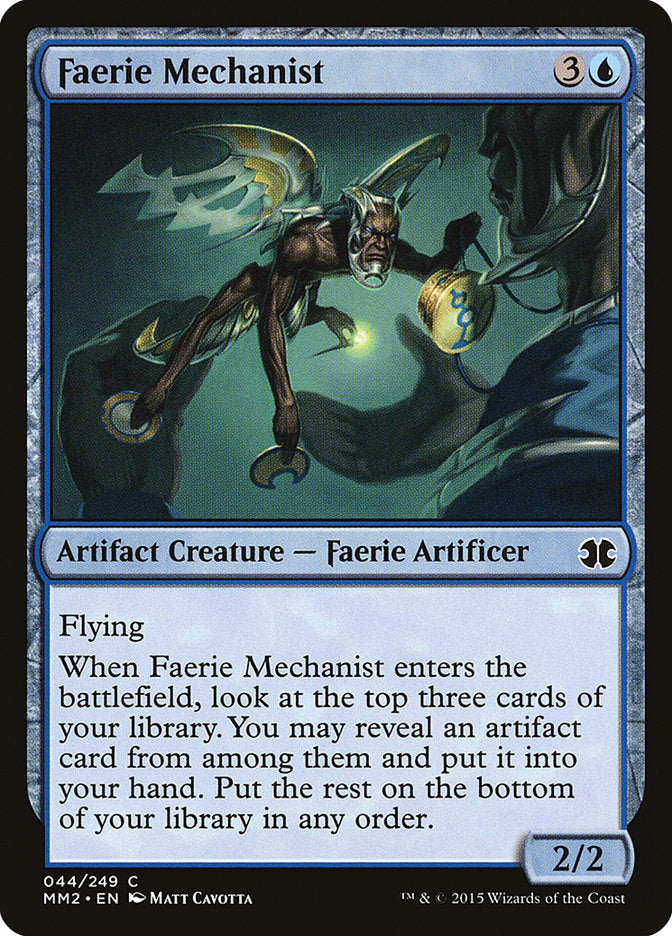Faerie Mechanist - [Foil] Modern Masters 2015 (MM2)