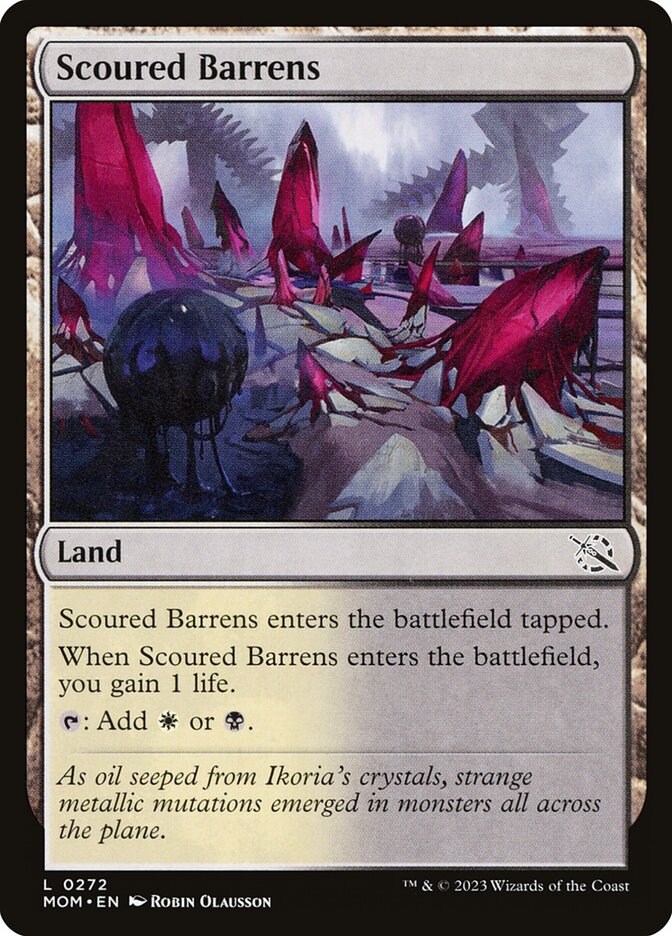 Scoured Barrens - [Foil] March of the Machine (MOM)