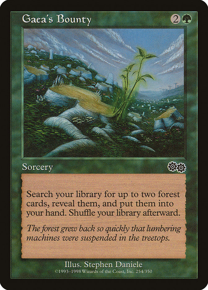 Gaea's Bounty - [Retro Frame] Urza's Saga (USG)