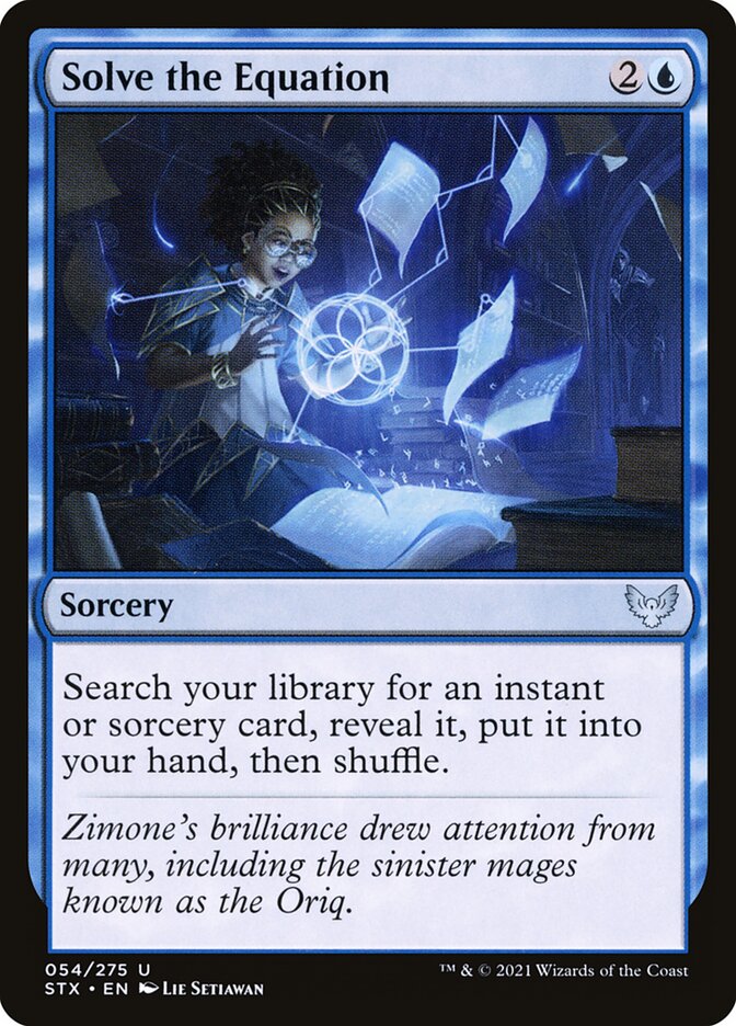 Solve the Equation - [Foil] Strixhaven: School of Mages (STX)