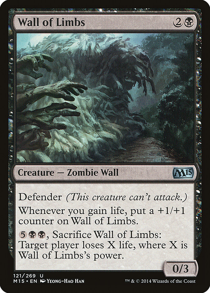 Wall of Limbs - [Foil] Magic 2015 (M15)