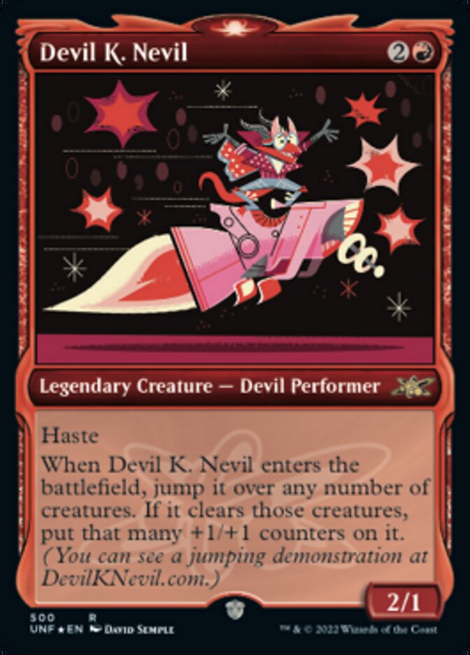 Devil K. Nevil - [Galaxy Foil, Showcase] Unfinity (UNF)