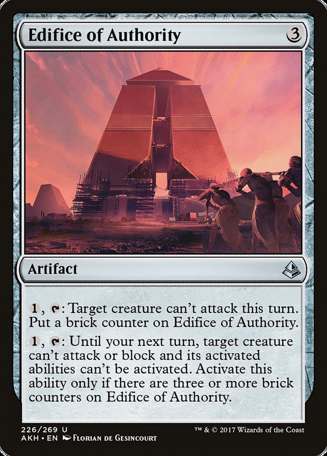 Edifice of Authority - [Foil] Amonkhet (AKH)
