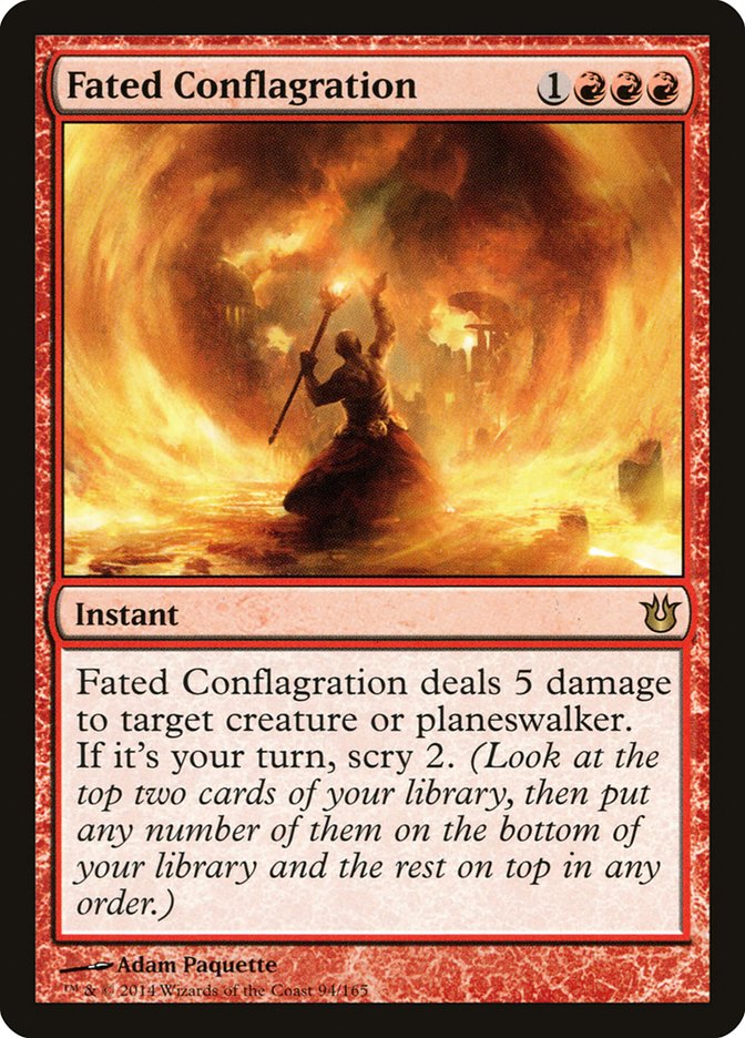 Fated Conflagration - [Foil] Born of the Gods (BNG)