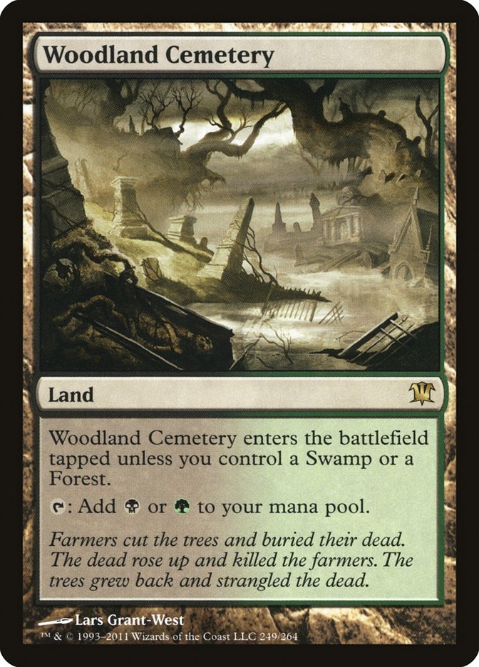 Woodland Cemetery - [Foil] Innistrad (ISD)
