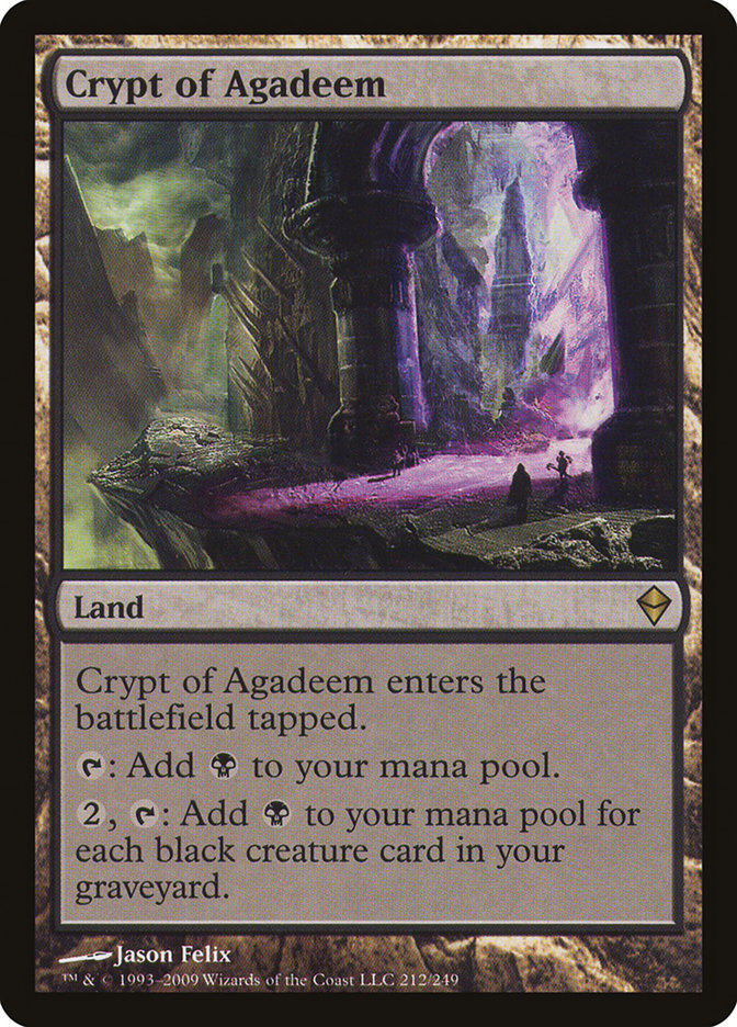 Crypt of Agadeem - [Foil] Zendikar (ZEN)