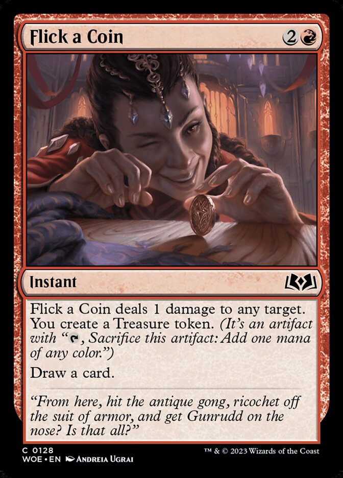Flick a Coin - [Foil] Wilds of Eldraine (WOE)