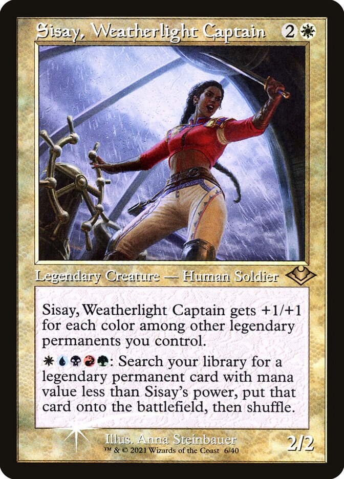 Sisay, Weatherlight Captain - [Foil, Retro Frame] Modern Horizons 1 Timeshifts (H1R)
