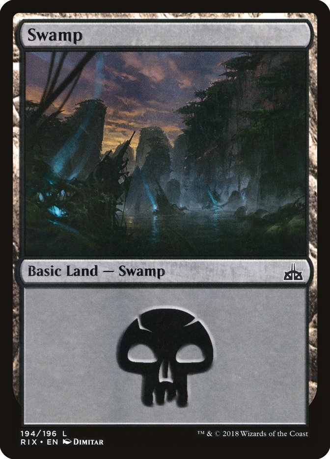 Swamp - [Foil] Rivals of Ixalan (RIX)