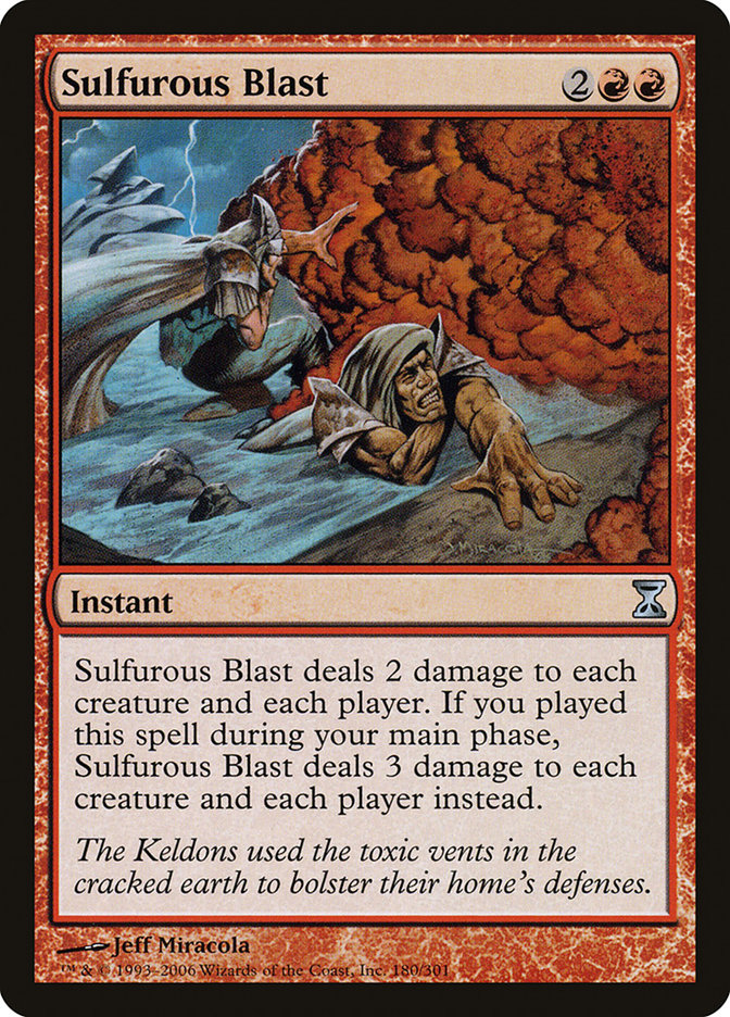 Sulfurous Blast - [Foil] Time Spiral (TSP)