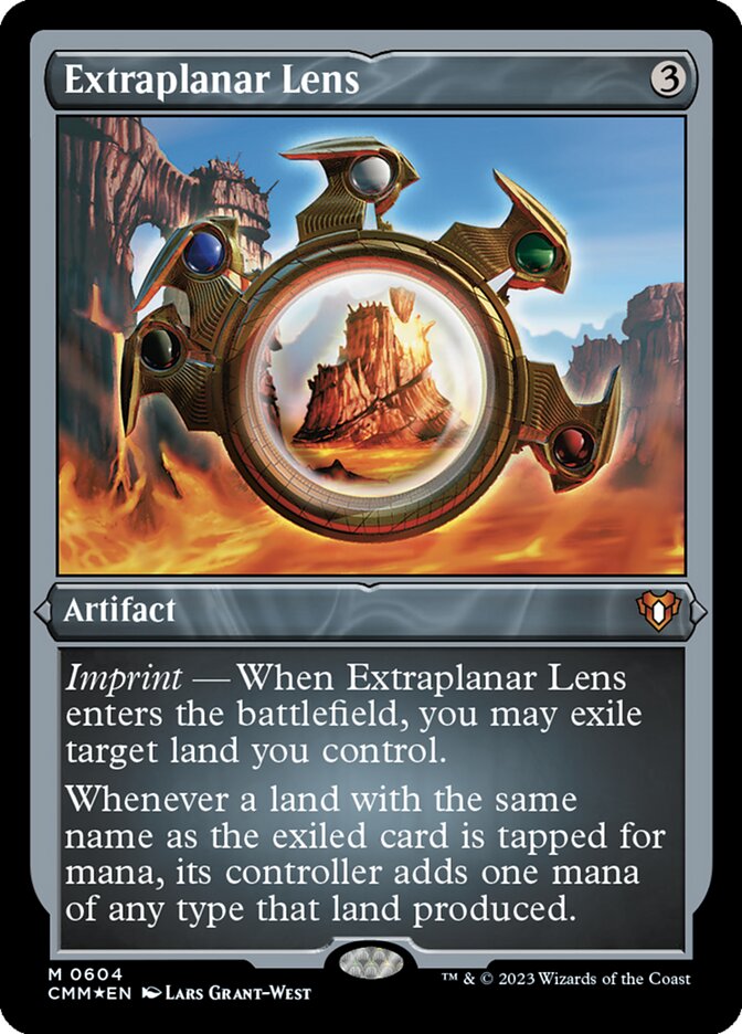 Extraplanar Lens - [Etched Foil] Commander Masters (CMM)