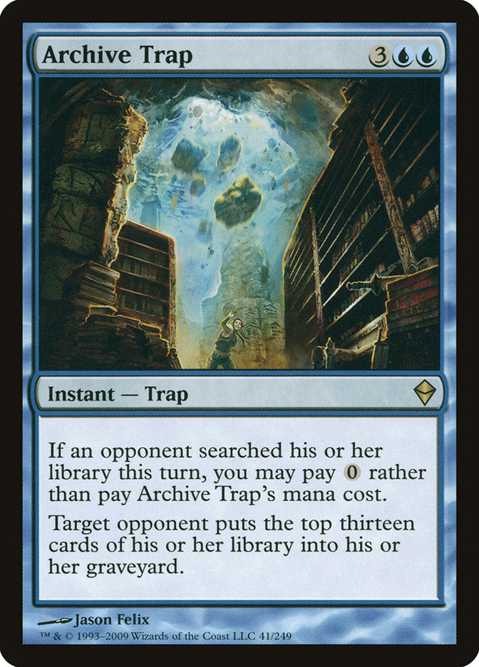 Archive Trap - [Foil] Zendikar (ZEN)