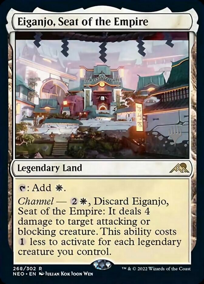Eiganjo, Seat of the Empire - [Promo] Kamigawa: Neon Dynasty Promos (PNEO)