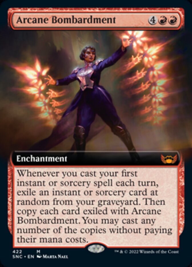 Arcane Bombardment - [Foil, Extended Art] Streets of New Capenna (SNC)