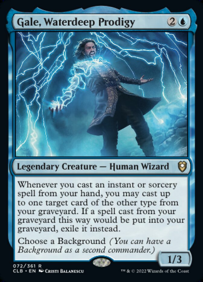 Gale, Waterdeep Prodigy - [Foil] Commander Legends: Battle for Baldur's Gate (CLB)