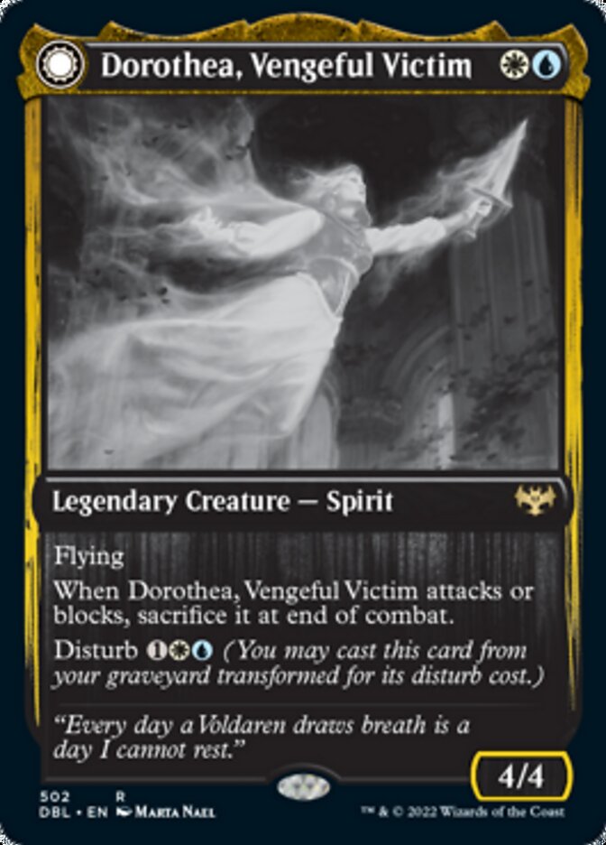Dorothea, Vengeful Victim // Dorothea's Retribution - Innistrad: Double Feature (DBL)