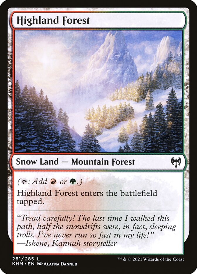 Highland Forest - [Foil] Kaldheim (KHM)