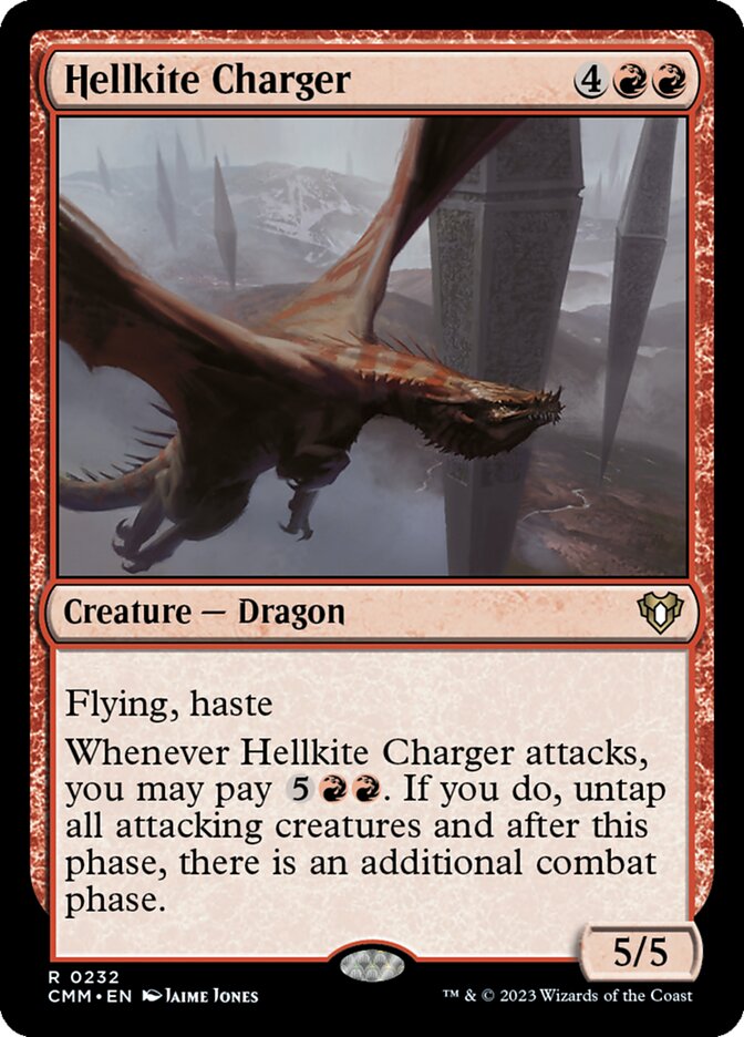 Hellkite Charger - [Foil] Commander Masters (CMM)