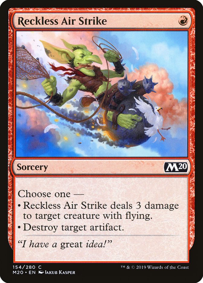 Reckless Air Strike - [Foil] Core Set 2020 (M20)