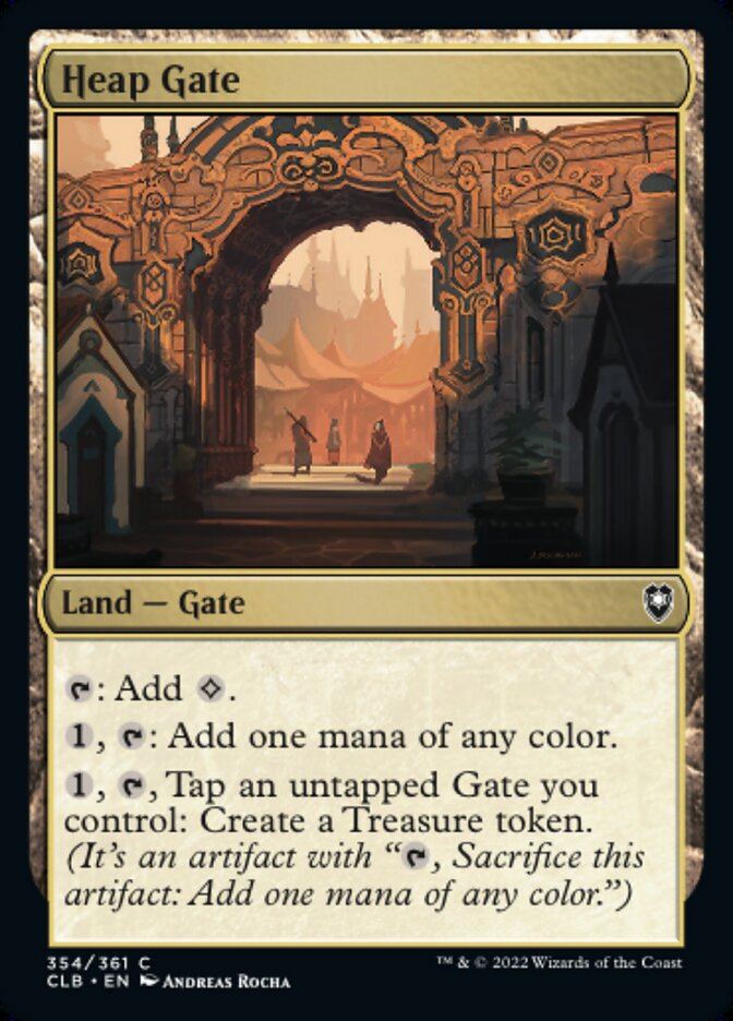 Heap Gate - [Foil] Commander Legends: Battle for Baldur's Gate (CLB)