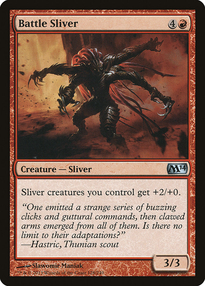 Battle Sliver - [Foil] Magic 2014 (M14)