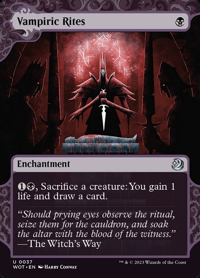 Vampiric Rites - [Showcase] Wilds of Eldraine: Enchanting Tales (WOT)