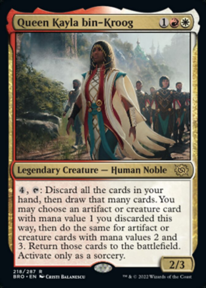 Queen Kayla bin-Kroog - [Foil] The Brothers' War (BRO)