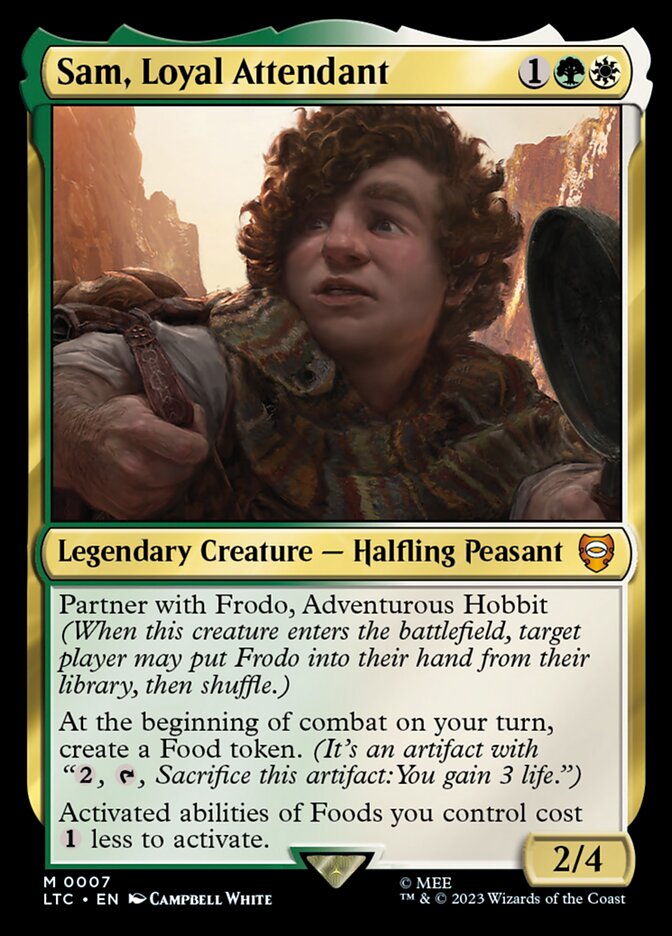 Sam, Loyal Attendant - [Foil] Tales of Middle-earth Commander (LTC)